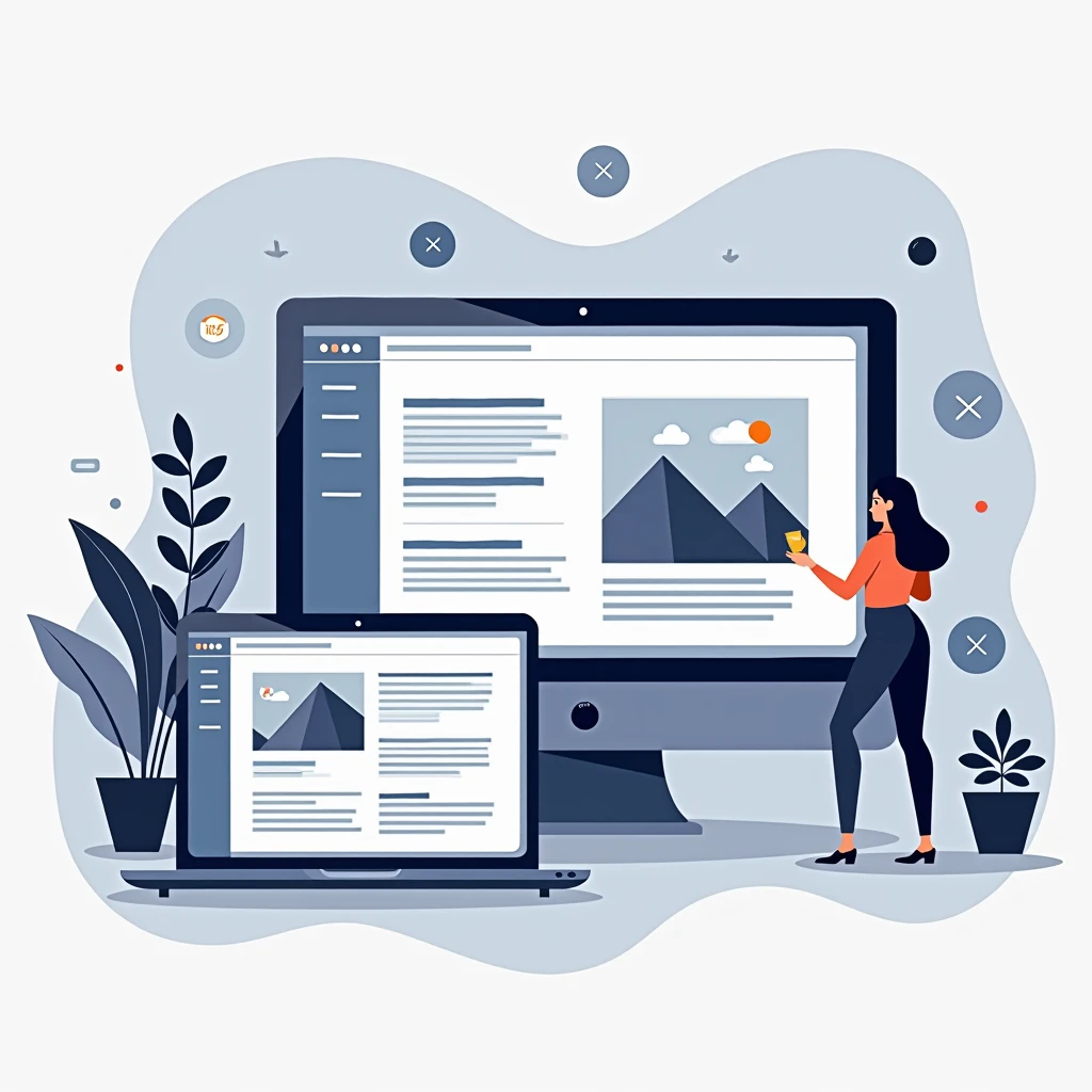 Moderne website og app design